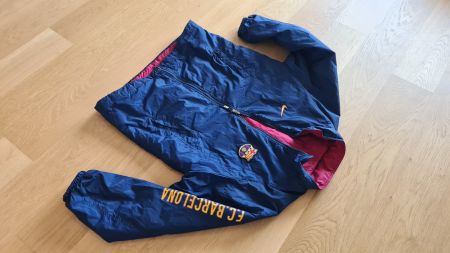Vintage NIKE FC Barcelona Barca Sport Jacke 90er Jahre