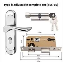 Serrure de porte en acier inoxydable de porte intérieure