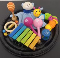 *KLEINKINDER - *MUSIK" -SPIELZEUG* UNTERLAGE 40CM-DM