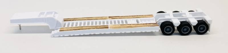 Modellini d'auto: Contruction Lowboy Trailer H.O. Locistics H0 1/87 – Nuovo e nell'imballaggio originale da Würenlos venduto da SWISSOLDTIMERS