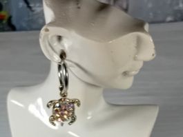 ohrring ein paar edelsthal mit kristall