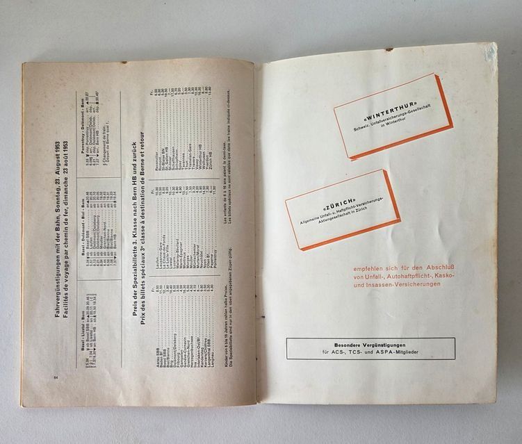 Alfa Romeo Dokumente: Programmheft Grand Prix Bern 1953 GP Schweiz Autorennen – Gebraucht aus Schenkon von Elbarto007 5