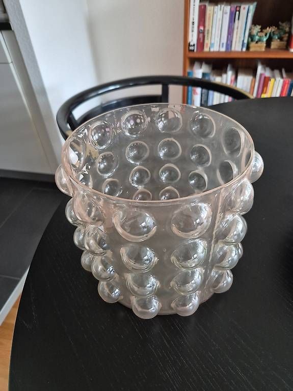 Vasen & Gefässe: Bubble Vase Glas rosa – Gebraucht aus Allschwil von Sandyheart 2