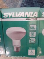 8 Stk Glühlampen Sylvania Reflektorlampen 60W E27 240V 80°