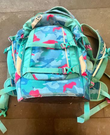 Schulrucksack Satch Camouflage gebraucht