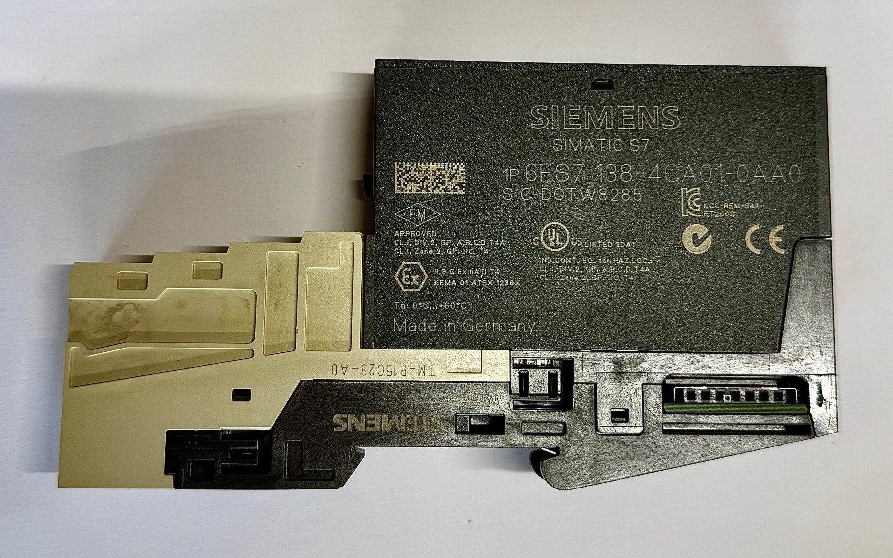 Siemens Componenti elettronici: Siemens Simatic S7 - ET200S, 6ES7 138-4CA01-0AA0, PM-E – Usato da Dintikon venduto da Baddaru 1