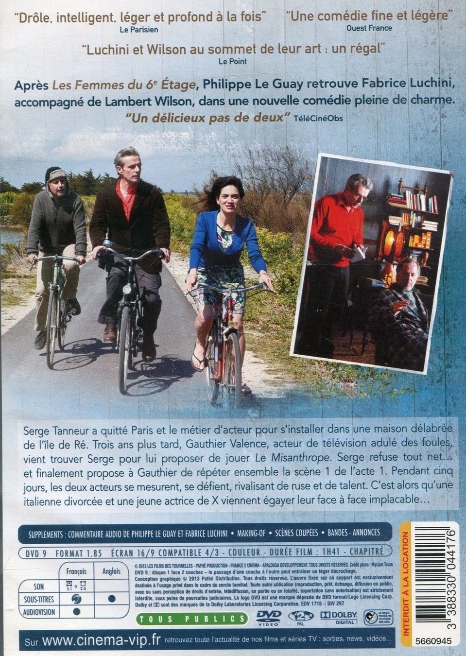 Tous les DVDs: ALCESTE A BICYCLETTE - DVD – D'occasion à Les Avants par soyouz63 1