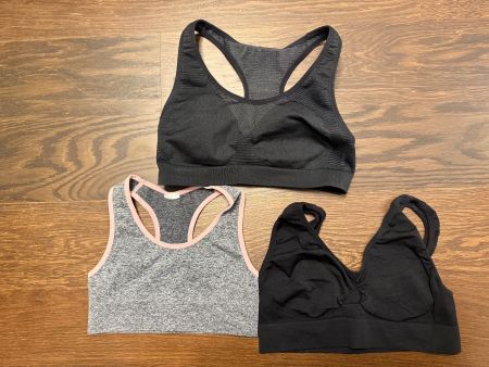 3 Sport BHs / Bustiers, Gr. 146/152, Top Zustand