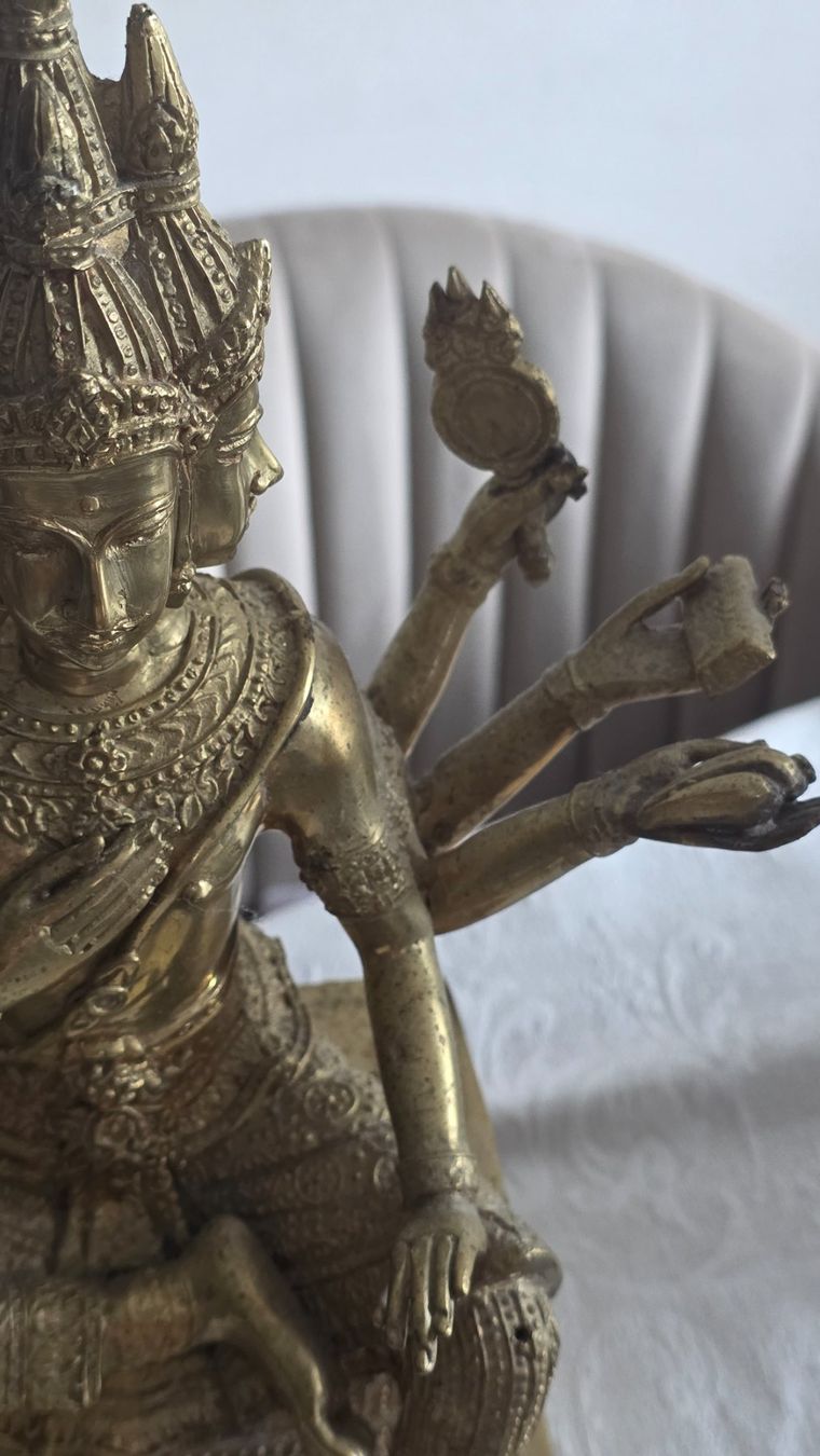 Statuette: Buddha-Figur mehrarmig alt – Usato da Wittenbach venduto da rose_rosi 3