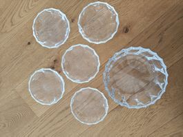Set Kristallglas Schüssel