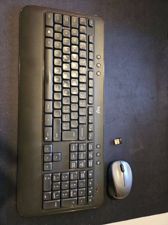 Logitech K540 Combo: Kabellose Tastatur & Maus mit Dongle (Gebraucht ...