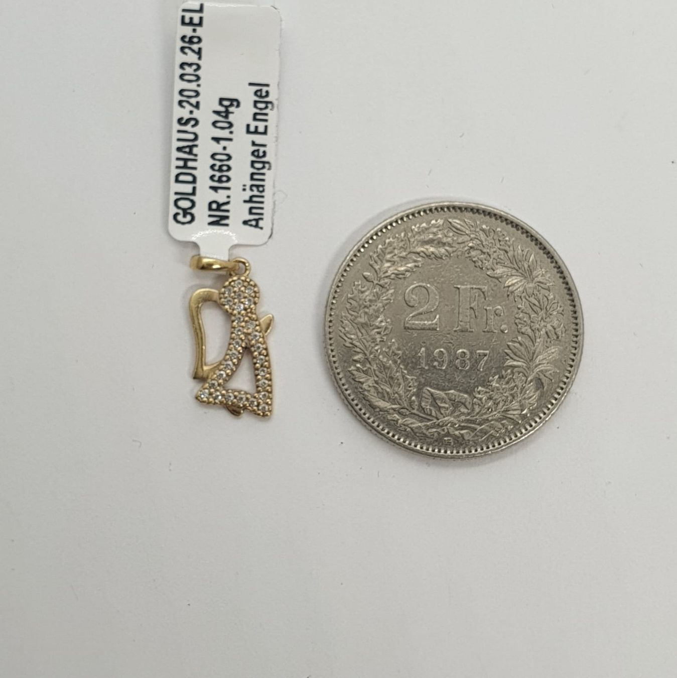 Anhänger: Echt 14K Gold - Engel Anhänger – Gebraucht aus Luzern von Goldhaus-Luzern 3