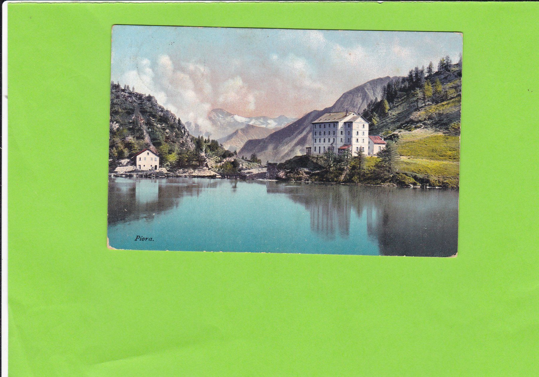 Ansichtskarten: Piora-Ritomsee--1910 versendet – Gebraucht aus St. Peterzell von neckertal