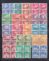 1960 Kompletter Satz Baudenkmäler saubere Stempel SBK 100Fr.