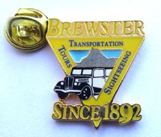 Pin BREWSTER  Transport Since 1892