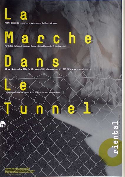Poster & Bilder: La Marche Dans Le Tunnel (Gitterdraht) – Neu (gemäss Beschreibung) aus Bern von Vintage-Art-Poster