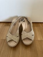 !! Letzte Chance !! Wedge Sandalen - beige - 40 - Donna Soft