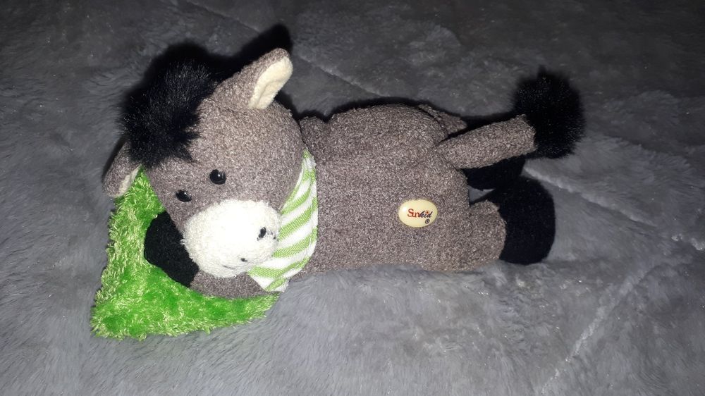 Atmender Esel Plüschtier - Schlafbegleiter Mit Musik & Licht Für Kinder