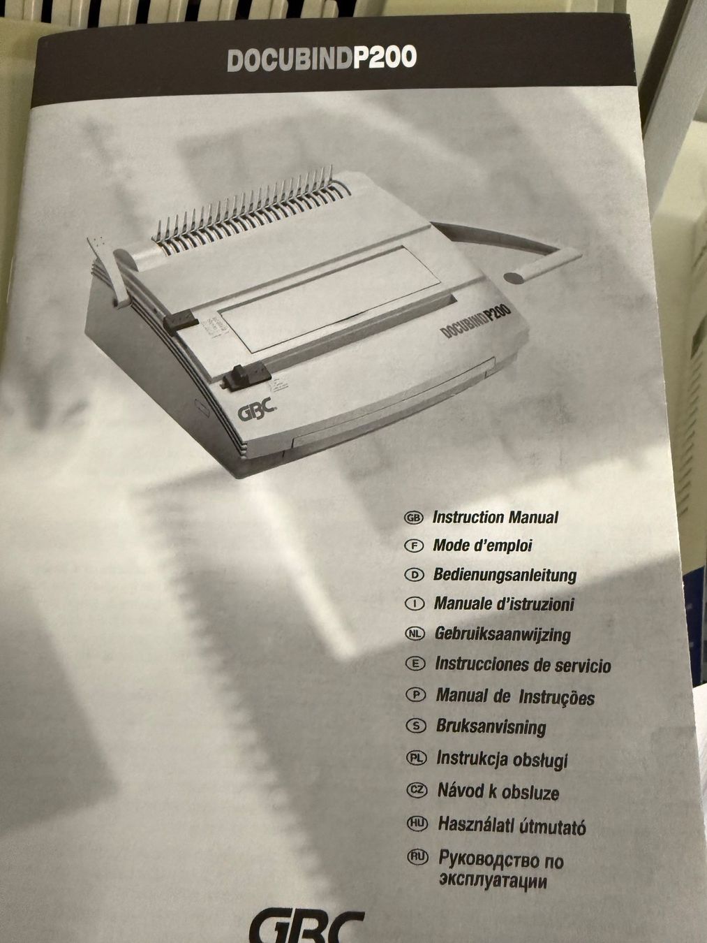 Macchine rilegatrici: Bindemaschine GBC Docubind P200 – Usato da Wolfwil venduto da jom_qs56 2