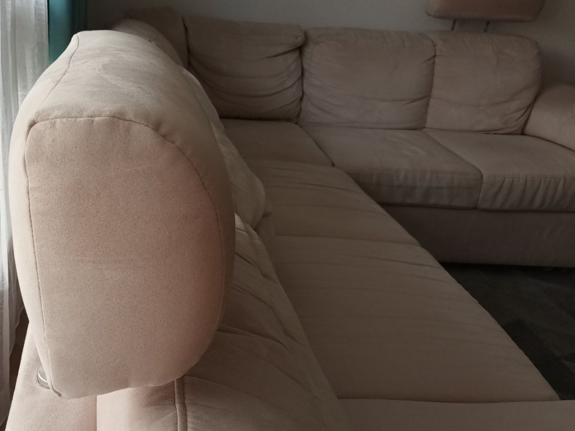 Sofas: Grosse Eckwohnlandschaft Cantina, 320 cm, stabil & gepflegt – D'occasion à Rorschacherberg par syncesi 6