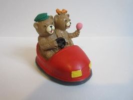 Comic Figur Bären im Scooter, 5,5cm, neu
