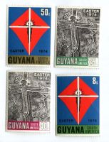 Briefmarken "Ostern". Guyana.