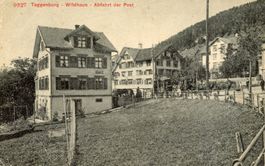 AK Wildhaus mit P0stkutsche