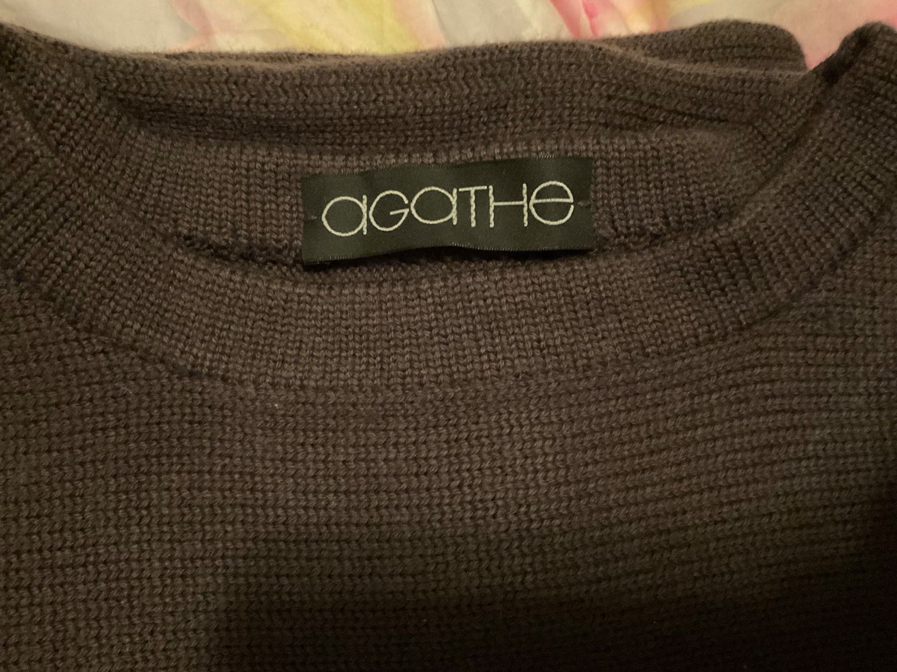 Maglioni & Felpe: AGATHE oversize Pullover Gr ca 46 Wolle Pullover Taupe/braun – Usato da Urdorf venduto da alda02 3