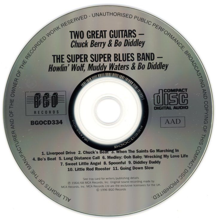CDs: CD - BERRY/DIDDLEY 2 great guitars & SUPER BLUES BAND – Gebraucht aus Morges von evnocha3 2