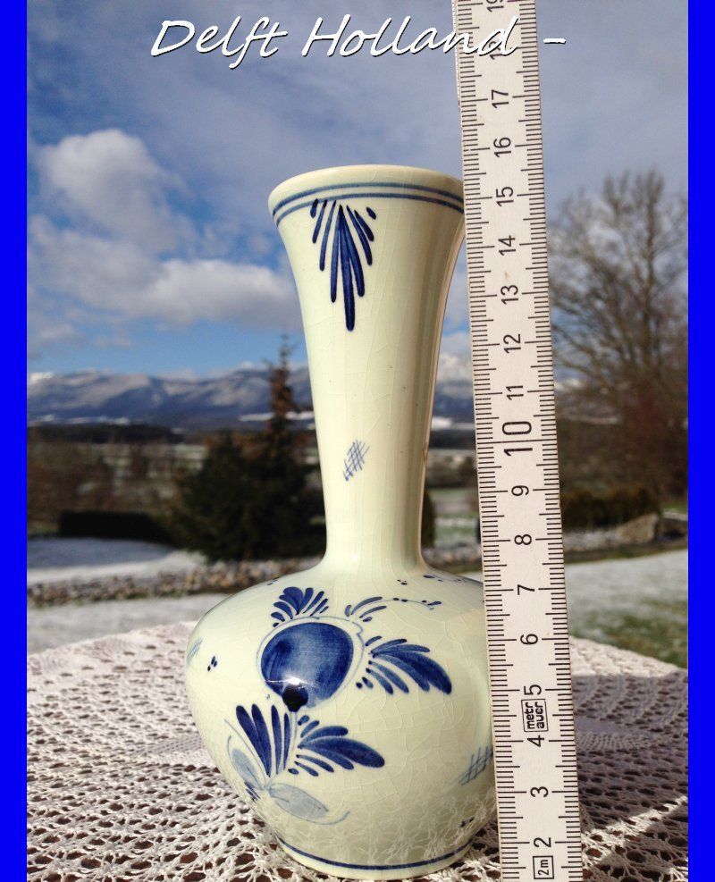 Vasen & Gefässe: DELFT  HOLLAND  BLUMENVASE  KERAMIK – Gebraucht aus Subingen von ArtBead 7