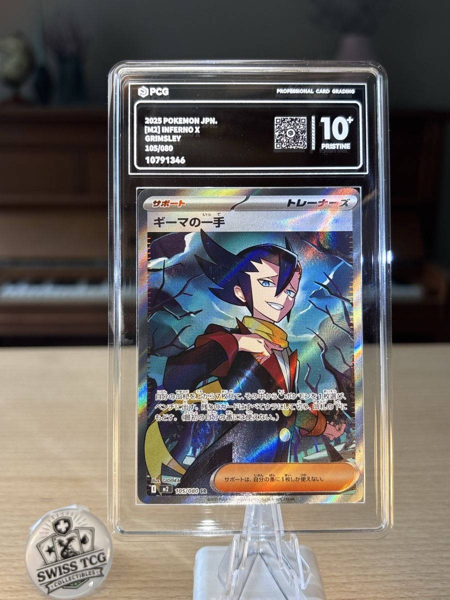 Pokémon Carte collezionabili: Pokemon Grimsley 105/080 SR Graded 10 – Nuovo (secondo la descrizione) da Liebefeld venduto da Swiss-TCG
