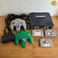 Nintendo 64 Konsole mit 2 Controller und Spiele