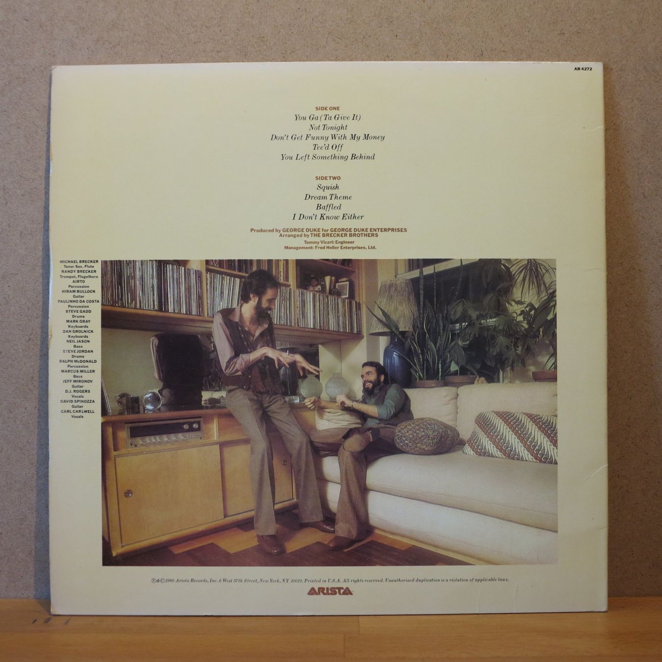 Dischi in vinile: The Brecker Brothers - Detente / LP – Usato da Zürich venduto da Naim60 1