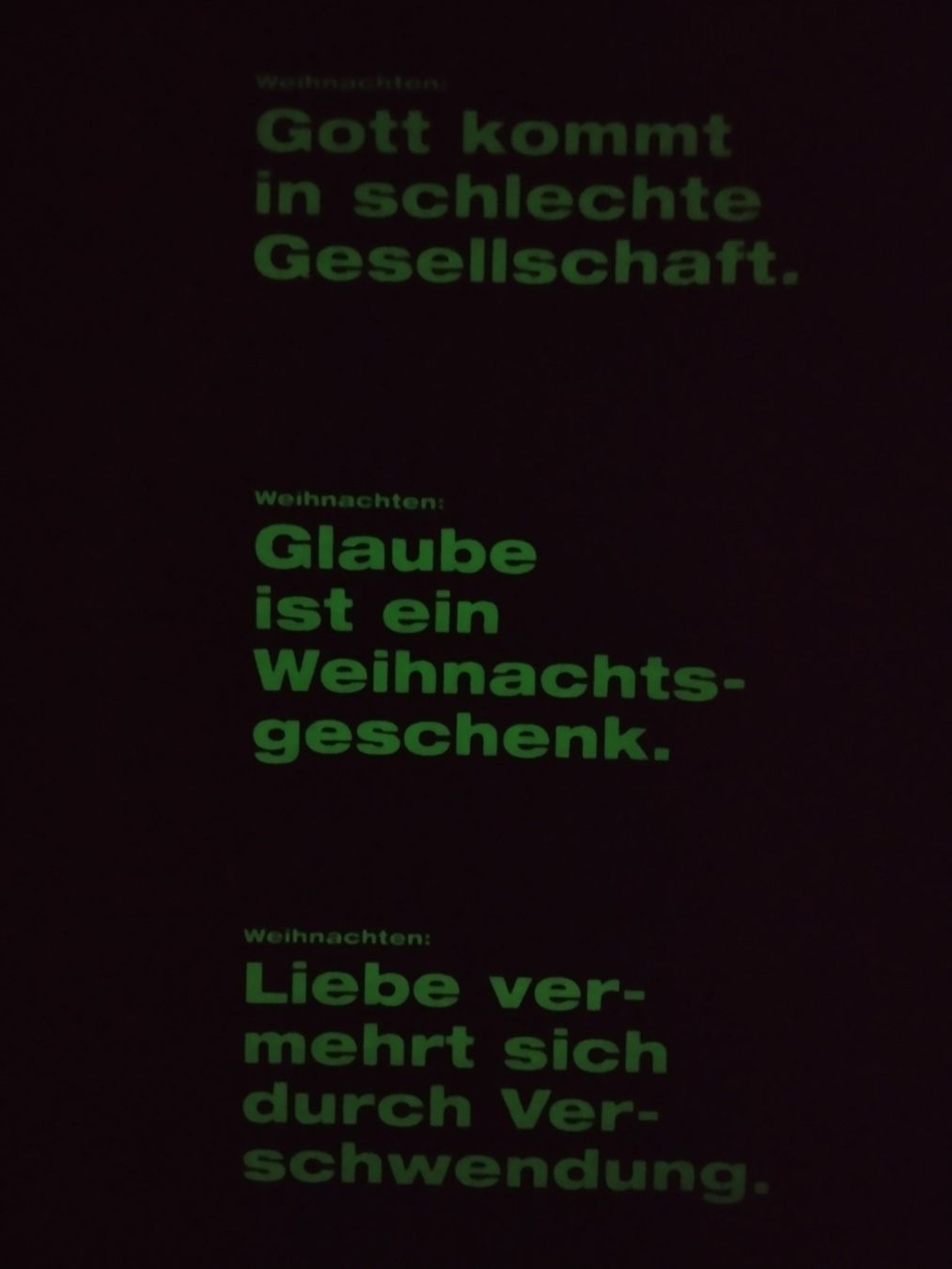 Ansichtskarten: 6 Postkarten / Ansichtskarten fluoreszierend / Weihnachten – Neu (gemäss Beschreibung) aus Jona von Argus36