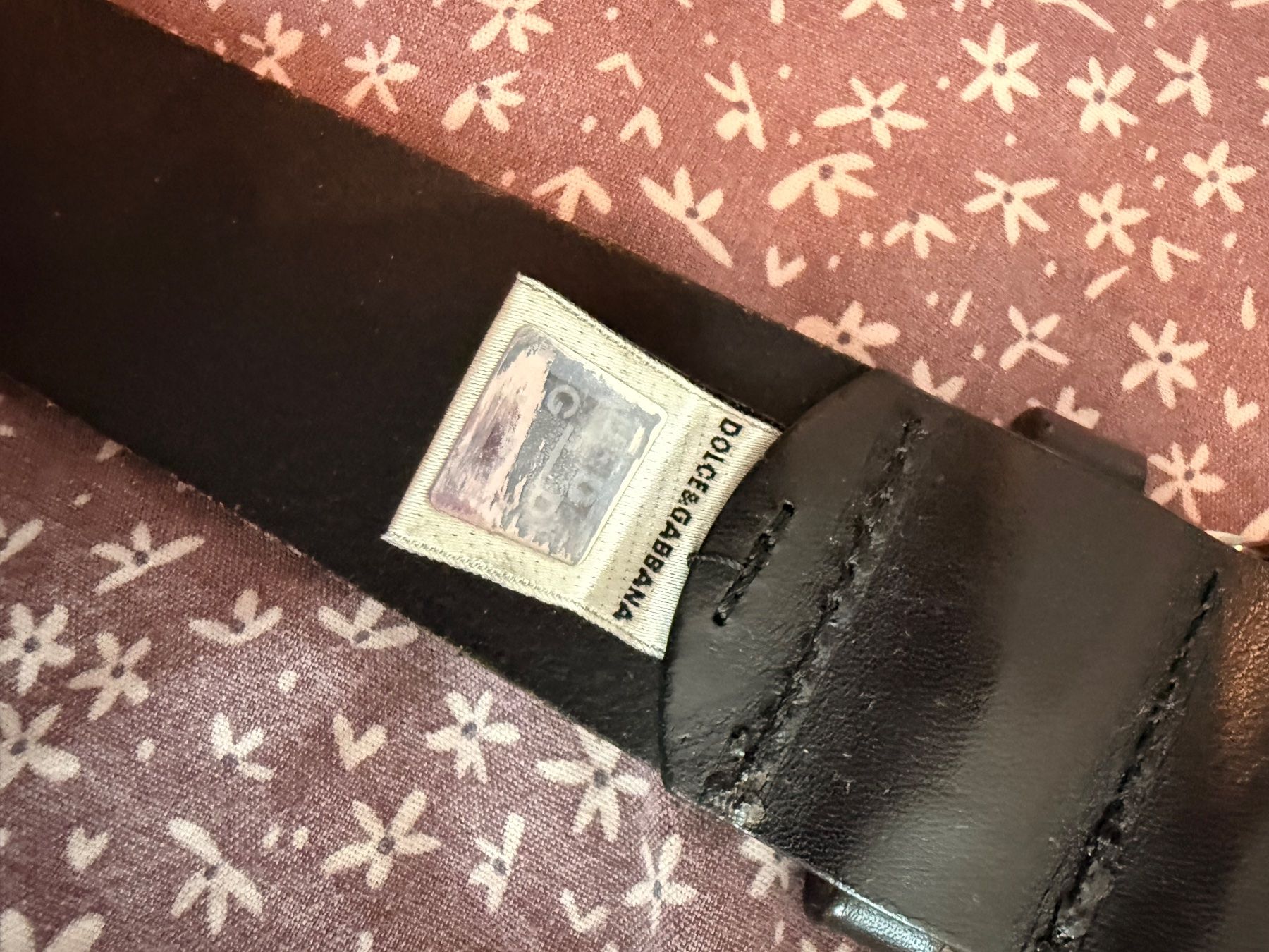 Dolce & Gabbana Cinture: Authentic Dolce & Gabbana Black Leather Belt – Usato da Biberist venduto da jaquesgaraboto 3