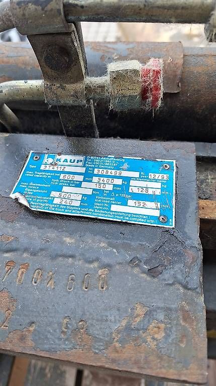 Tutte le macchine: Palettengabel, Stapler, Traktor, Pneulader, Bagger – Usato da Wiezikon b.Sirnach venduto da Ostschweiz94 3