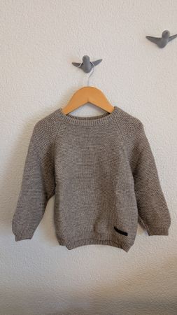 my little cozmo Strickpullover, taube/greige | 24 m