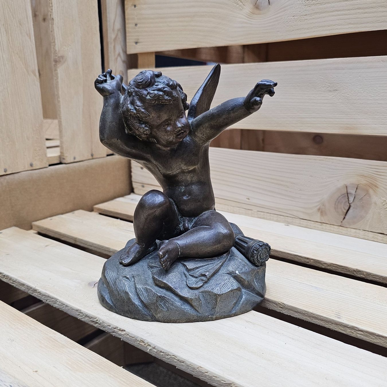 Statuette: Statue ange en bronze – Usato da Vétroz venduto da ETERNYA.ART 1