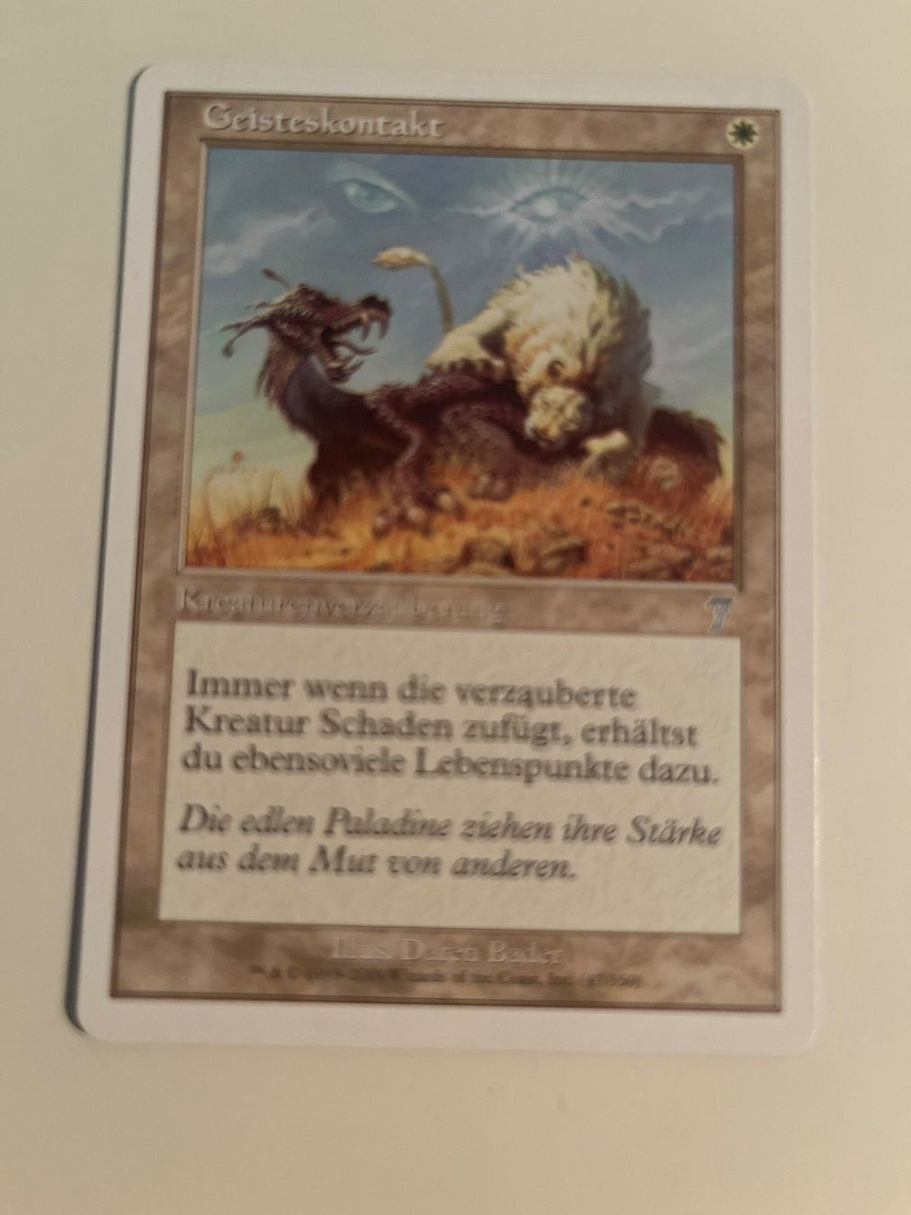 Magic The Gathering Carte collezionabili: 1 x Geisteskontakt - Magic: The Gathering - MtG – Usato da Kriens venduto da Shadi1980