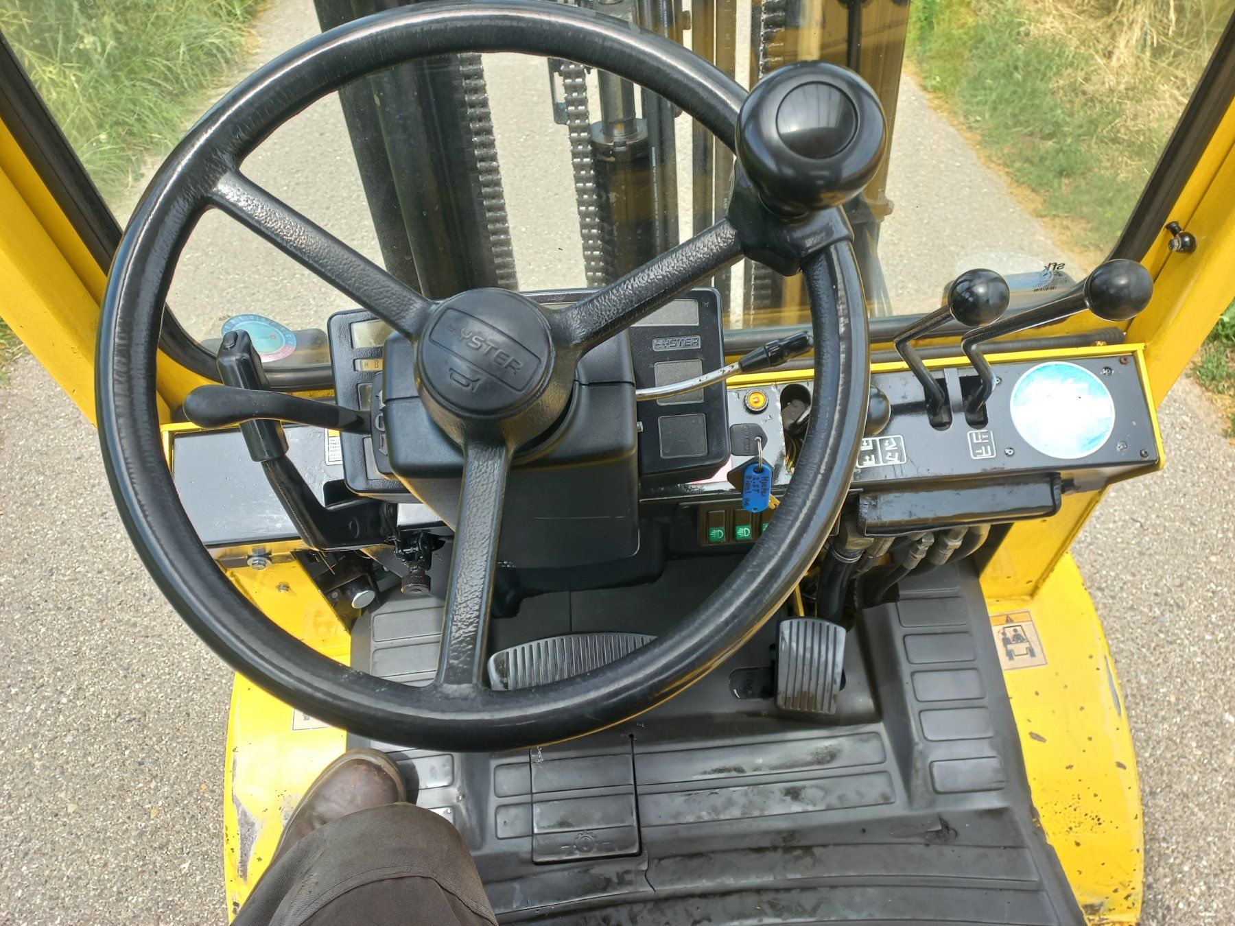 Diesel Carrelli elevatori e a forche: Stapler Dieselstapler Hyster 2,5T Triplex Strassenzulassung – Usato da Dulliken venduto da Classiclerch4657 5