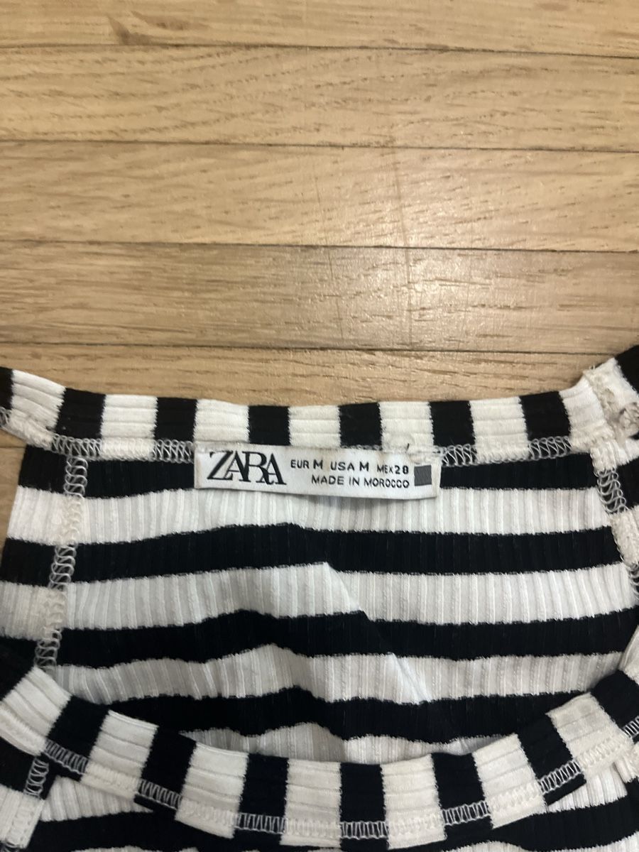 Zara Top: Zara Top, gestreift, schwarz-weiss – Usato da Bern venduto da t.nomse 2