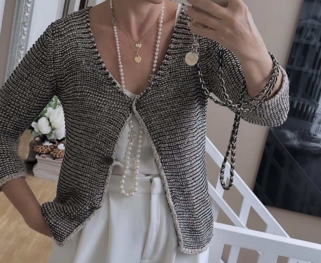 Zara Giacche: Zara Strickjacke Mehrfarbig Gestreift mit Lurex  – Usato da Zürich venduto da zor_9n5z