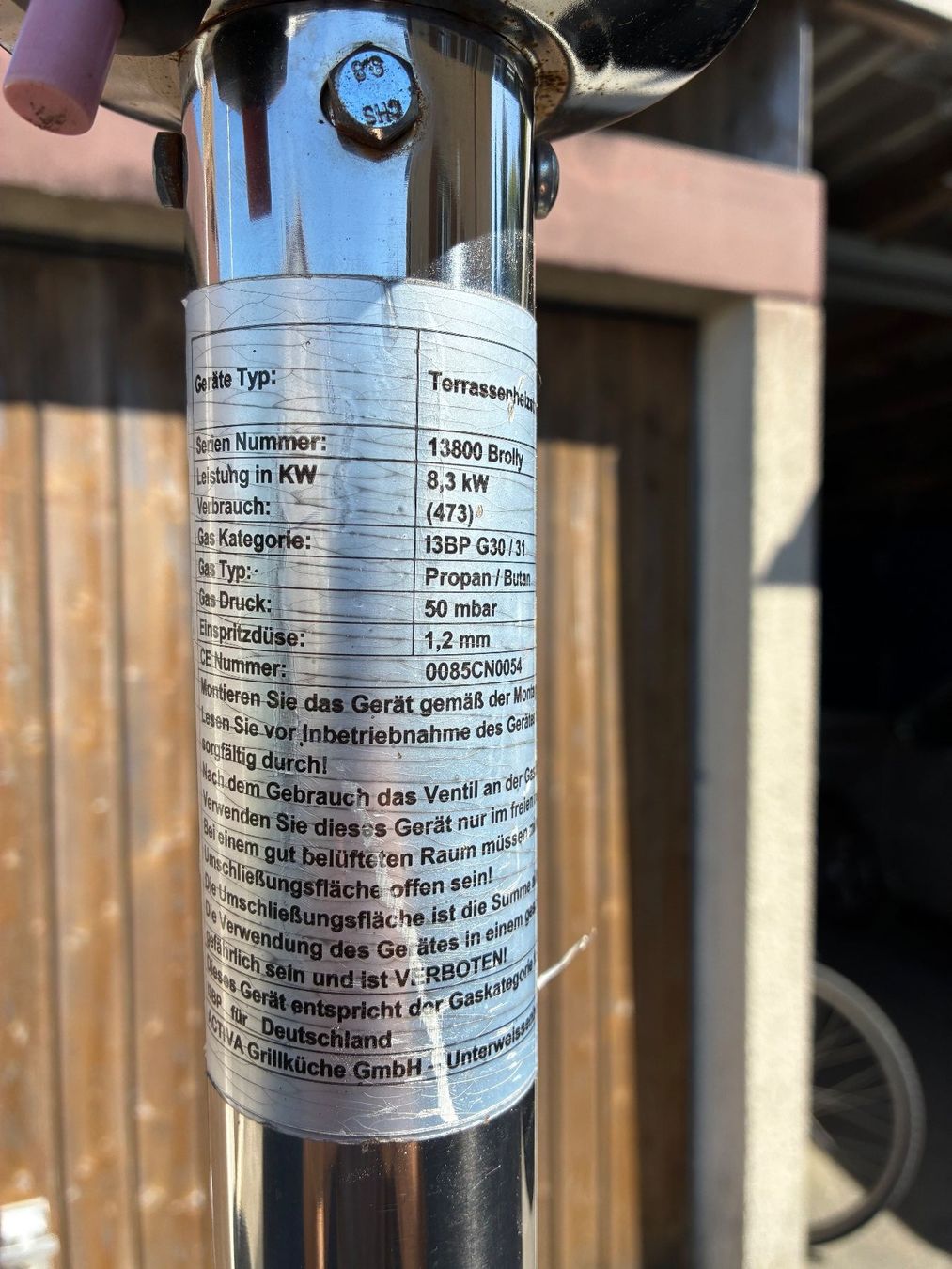 Radiatori: Terrassenheizstrahler Brolly – Usato da Langenthal venduto da hansjoggi7 4