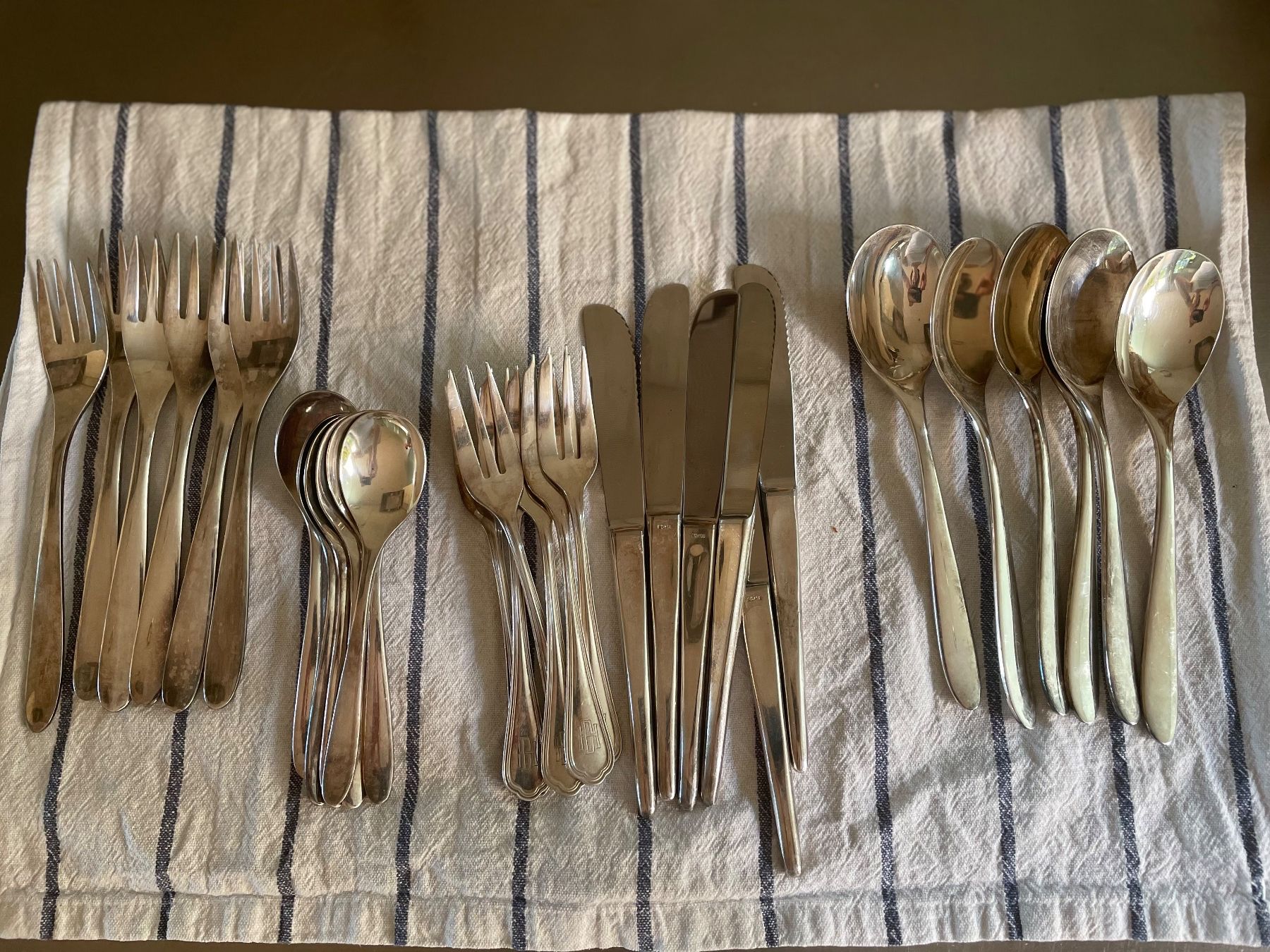 Set di posate: Silberbesteck Beard – Usato da Zürich venduto da Kuckuck_04