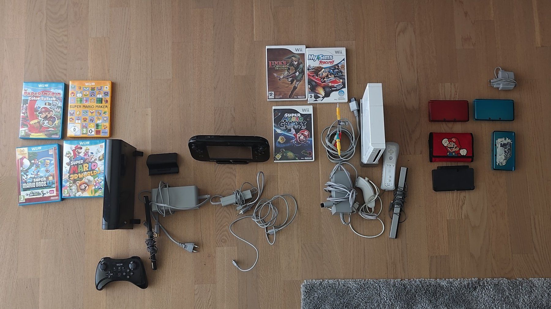 Nintendo Console: Nintendo Mega-Bundle: Wii U, Wii, 3x 3DS & Top-Spiele – Usato da Rafz venduto da M_ripp