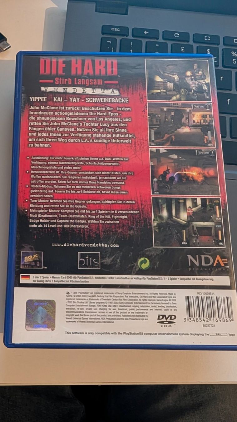 Giochi: Die Hard Vendetta - Playstation 2 PS2 Game CIB – Usato da Hünenberg See venduto da SpecialEditionGaming 2