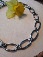 massives Collier 925/- Silber rhod. 45cm  68gr.
