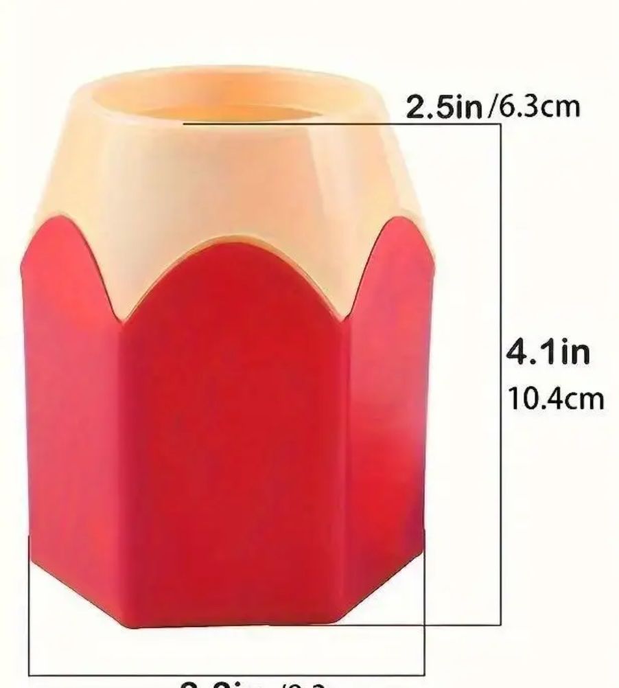 Matite, matite colorate & gessi: Pot à crayons original forme crayon bleu – Usato da Chenens venduto da anasantos90 1