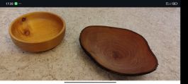 Holzschalen, Set: 3 Stk, NEU, handmade, selbst gedrechselt