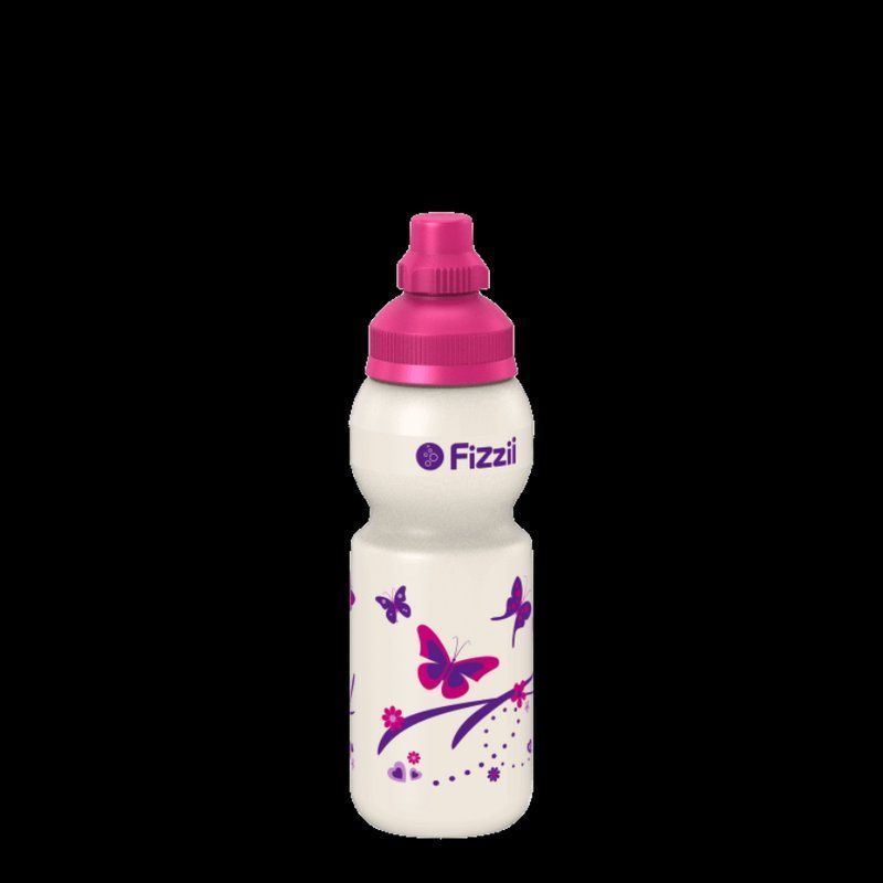 Trinkflaschen & Thermosflaschen: Fizzii Trinkflasche 330ml Schmetterling – Neu und originalverpackt aus Walenstadt von Trend-24 1